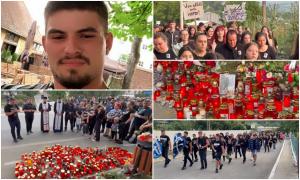 "Vrem sufletele moarte înapoi". Marş al tăcerii pentru Andrei, tânărul ucis în bătaie pe stradă, la Bereşti