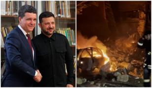 Bombardamente masive ale ruşilor la Odesa, cu câteva ore înainte de summitul la care a fost şi Nicuşor Dan