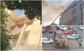 Sauna unei săli de sport din Suceava a luat foc. Zeci de oameni s-au autoevacuat