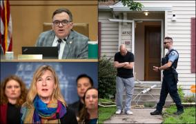 Filmul asasinatului din SUA, unde doi politicieni au fost ucişi în propria casă. Alţi doi au ajuns la spital