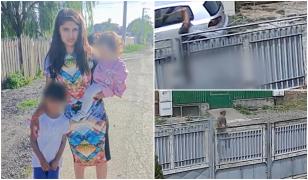 Momentul în care o tânără însărcinată este ucisă cu toporul de iubitul pe care voia să-l părăsească
