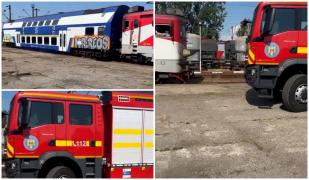 O tânără de 20 de ani, lovită de tren în gara din Turceni. Fata a fost scoasă în stare gravă