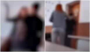 Profesoară filmată cum pălmuieşte un elev, apoi îl dă afară din clasă, în Suceava