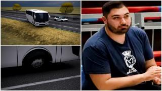 ANIMAŢIE. Antrenorul Marius Coman, mort la 23 de ani în accident de autocar, după ce roata a explodat