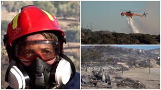 Zone din Grecia, devenite infern de foc. Incendiile de vegetaţie au mistuit tot în cale: "Iadul a fost!"