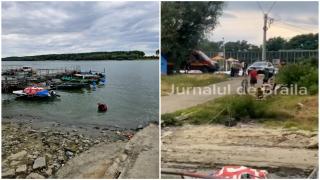 S-a trezit cu mașina în Dunăre, când încerca să-și pună skijetul de pe platformă în apă. Pagubele sunt uriașe