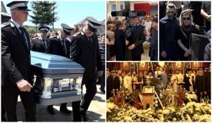 Ultimul drum al lui Mihai Leu, presărat cu lacrimi şi flori. S-a gândit la cei dragi până la final