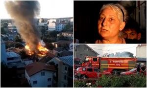 Incendiu puternic în Colentina. Oamenii au ieșit din case doar cu hainele de pe ei și buteliile cu gaz
