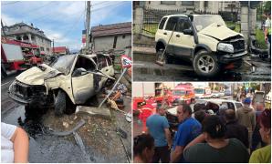 Bătrână ucisă pe banca din faţa curţii, la Vişeu de Jos. Un tânăr a spulberat-o cu maşina pe trotuar