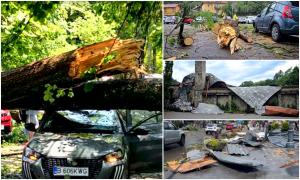 Bilanţul dezastrului din Sinaia după furtuna apocalipitică: 