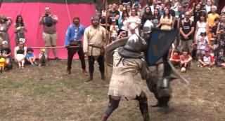 Armuri grele, dueluri spectaculoase și o lecție de istorie ca-n filme, la festivalul medieval din Timișoara