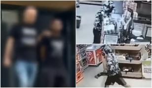 Tânăr mascat, înarmat cu o șurubelniță, a încercat să jefuiască un magazin din Sectorul 3. Momentul, filmat