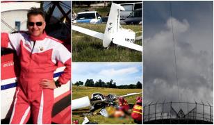 Avionul pilotat de Sorin Bochiş s-a prăbușit după ce a lovit un cablu de tiroliană. Filmul tragediei aviatice