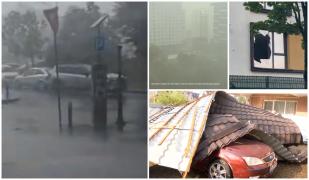 Cod roşu în Capitală: O femeie din Otopeni a murit în propria casă. Vântul a avut puterea unui uragan
