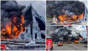 Incendiu devastator la Tomorrowland, chiar înainte de deschiderea festivalului: Scena principală distrusă