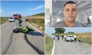 Poliţist în comă, după ce a ferit un câine cu motocicleta pe un drum din Mehedinţi. Călin luptă să trăiască