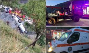 Băiat de 18 ani, condus spre moarte de amicul băut. A fost găsit sub maşina răsturnată pe un drum din Bistriţa