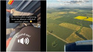 Avion, la un pas de coliziune cu un bombardier american. Momentul în care călătorii aplaudă manevra pilotului