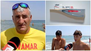 Apa mării s-a răcit brusc la 13 grade. Turist: "Ca în Antarctica"