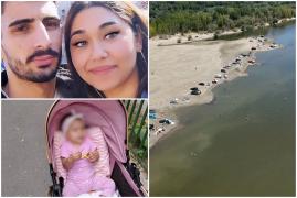 Ei sunt tinerii înghițiți de Dunăre. Robert și-a salvat fetița de 9 luni, apoi a murit cu Ștefania, soția lui