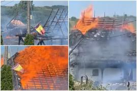 Incendiu în Sălaj: Trei case-muzeu și o școală, distruse de flăcări. Ministerul Culturii evaluează pagubele