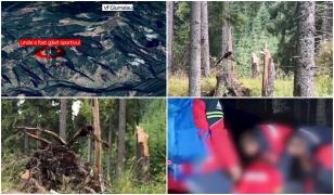 Furtună devastatoare în Bucovina. Un sportiv a murit, alții au fost găsiți cu hipotermie pe munte