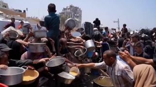 Ororile din Gaza, ironizate la televiziunea israeliană: "Asta nu este o femeie înfometată"