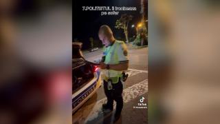 Polițist din Galați, filmat cum înjură un șofer și îi transmite că are un drugtest special, care iese pozitiv