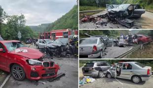 Cinci români, printre care doi copii, răniţi într-un accident în lanţ în Bulgaria. Un şofer, drogat la volan
