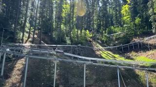 Sania de vară, nou punct de atracţie în Gura Humorului. O călătorie pentru un copil şi adult costă 80 de lei