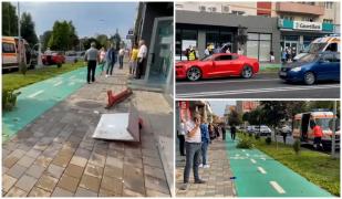 Două femei, spulberate de o maşină în timp ce se aflau pe trotuar, în Alba Iulia