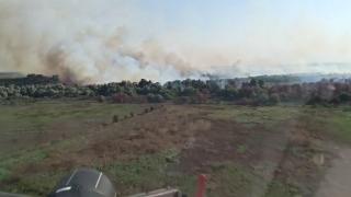 Incendiul de fond forestier din Delta Dunării continuă să dea bătăi de cap pompierilor. Au apărut noi focare