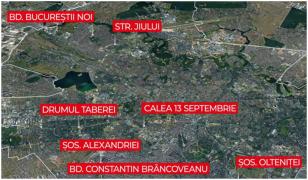Șapte intersecții din București, capcană pentru șoferi și pietoni. Semaforul și prioritatea, opționale