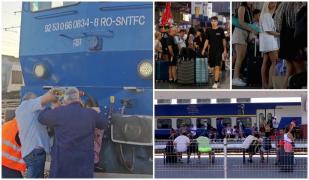 Întârzieri de peste 3 ore la trenurile spre litoral. Prima zi de vacanţă, petrecută în vagoane, fără AC