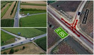 Cel mai periculos viraj din România: de pe drum comunal, direct pe "Drumul Morţii"
