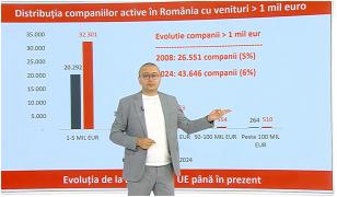 EXCLUSIV. 94% dintre firmele din România au sub 1 milion € venituri. Cine plătește taxele țării