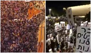 Proteste de amploare în Israel. Oamenii cer un acord pentru eliberarea ostaticilor şi încheierea conflictului