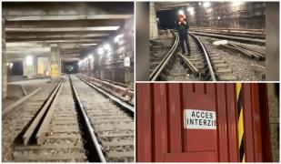 Îşi riscă viaţa pentru clipuri virale. Mulţi tineri coboară în subteran şi merg prin tunelurile de la metrou