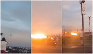 Un F-16 al Armatei poloneze s-a prăbuşit în timpul repetiţiilor pentru un show aviatic. Pilotul a murit