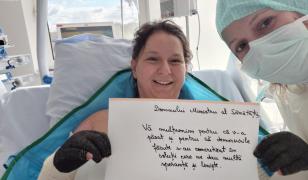 Ministerul Sănătăţii plăteşte tratamentul Laviniei Vlad, transferată în Belgia după coşmarul de la Floreasca