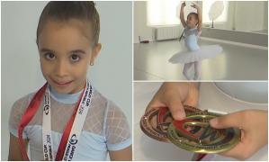 Povestea Ilincăi Bendeac, balerina care cucerește lumea. La doar 10 ani, este deja dublă campioană mondială