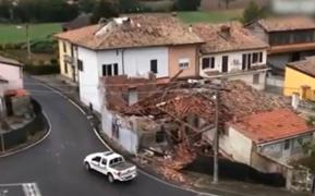 Nordul Italiei, lovit de o tornadă violentă. O clădire cu două etaje s-a prăbuşit în Lombardia