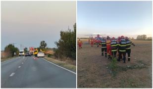 Doi copii răniți grav, după ce un şofer a lovit o maşină condusă de un tânăr de 19 ani în Prahova