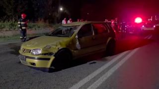 Un şofer băut și drogat s-a răsturnat cu mașina la Ovidiu. Testat pozitiv la cocaină