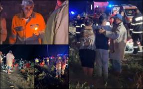 Accident de groază în Scânteia. Doi bărbaţi au murit, alte 3 persoane rănite între care o tânără însărcinată