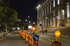 Au fost ridicate restricţiile de circulaţie de pe Splaiul Independenţei din Capitală