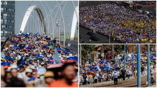 Filmul protestelor cu peste 10.000 de profesori, în prima zi de școală: "Dane, hai afară să vorbim de școală!"