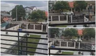 Noi imagini de la răfuiala cu bâte din Craiova. Un bărbat a murit pe loc după o lovitură puternică