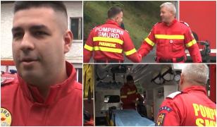 Tată şi fiu în prima linie a luptei cu focul. Gabriel calcă pe urmele tatălui, iar azi salvează vieţi împreună