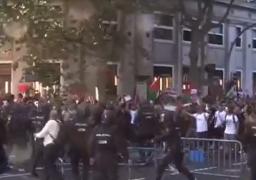 Ultima etapă din Turul Spaniei, oprită: mii de manifestanţi pro-palestinieni au pătruns pe traseu